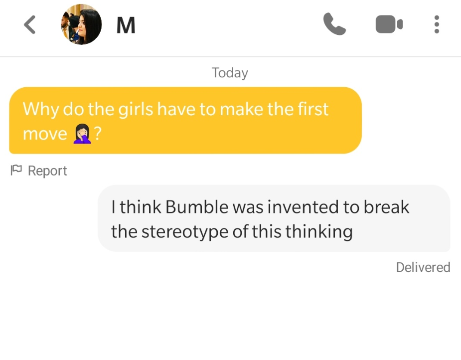Bumble First Messages